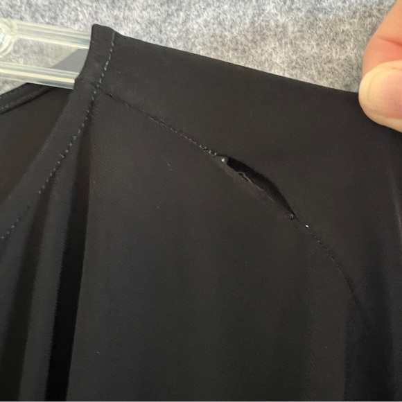 ABI FERRIN Nikki 5 Way Convertible Jersey Knit Dress Black Size Medium FLAW - Picture 9 of 10